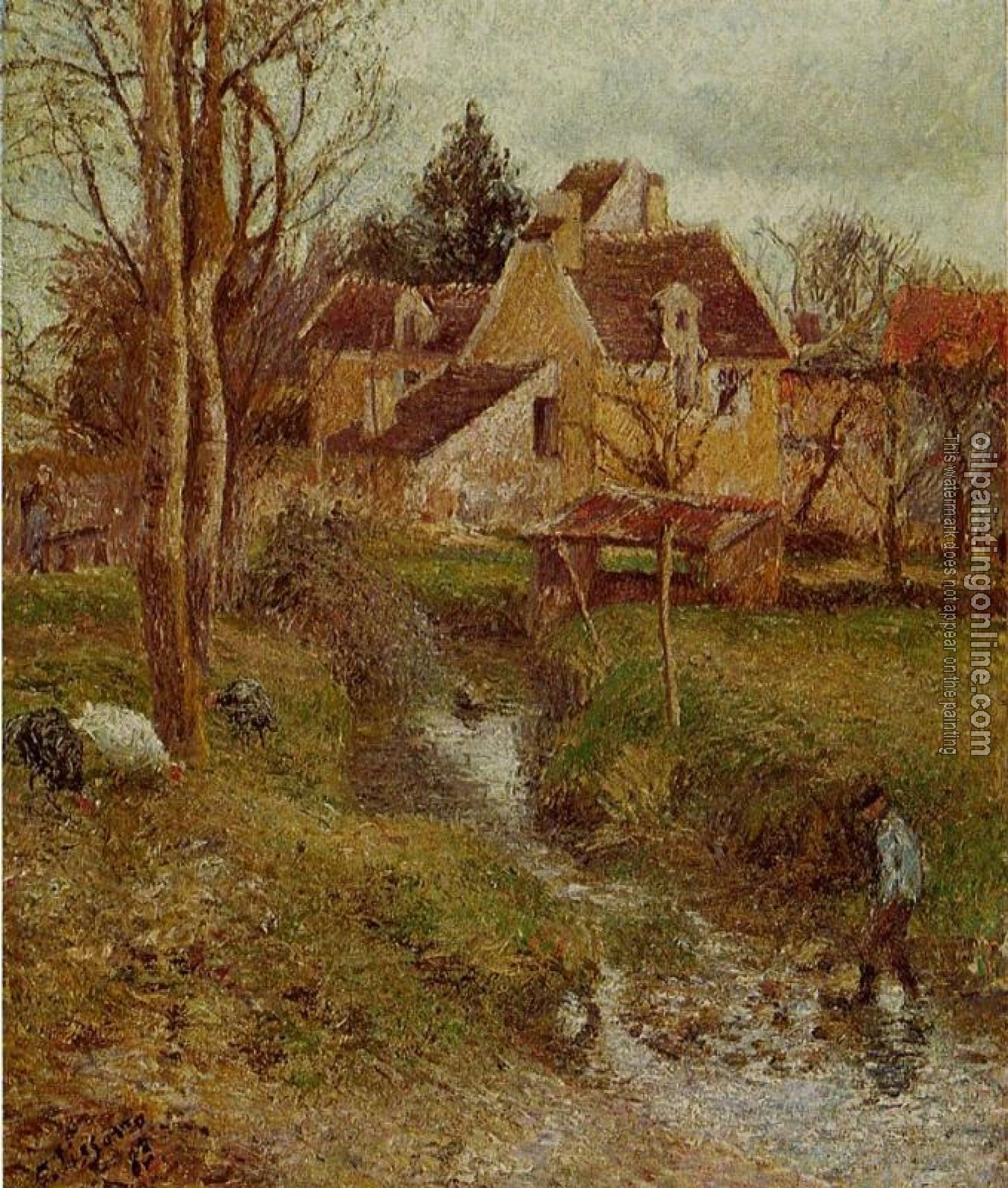 Pissarro, Camille - The Brook at Osny
